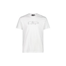 CMP Leisure Hiking T-shirt Logo Print (Cotton) White Men